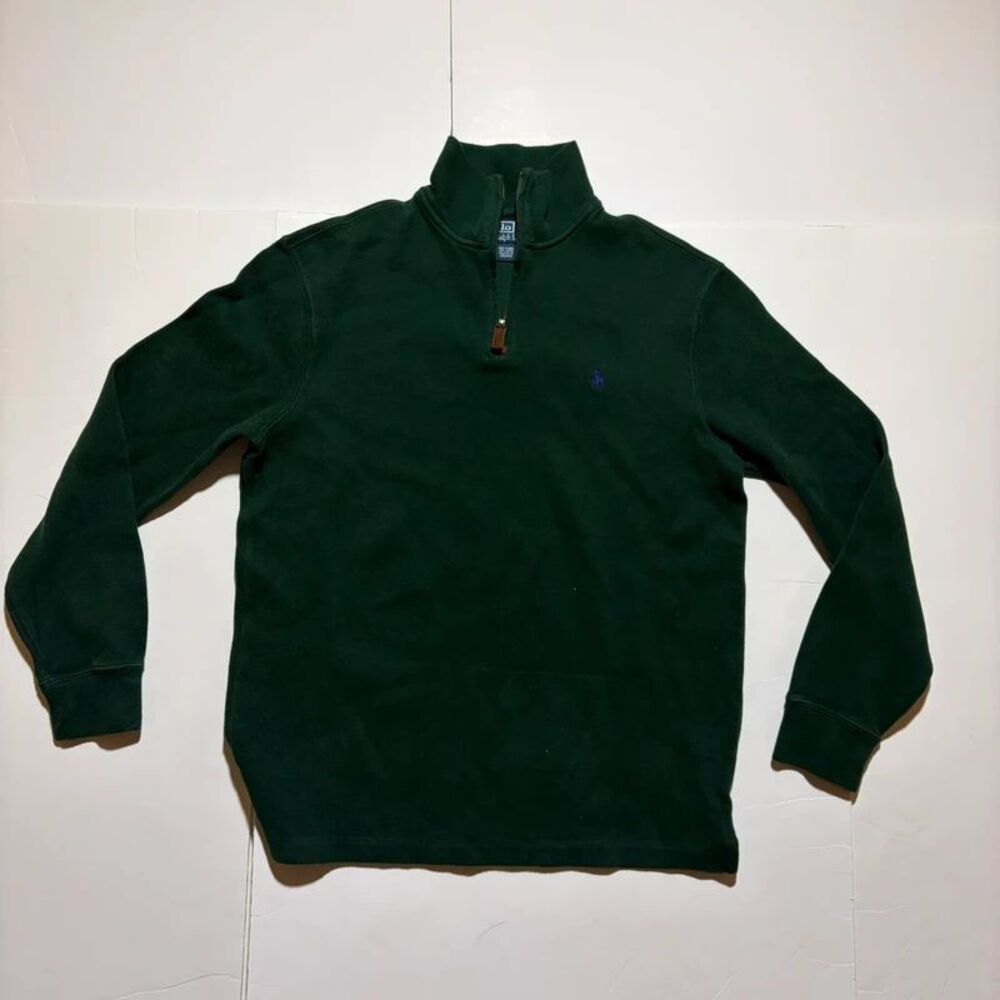 Green Polo Ralph Lauren Quarter Zip size M